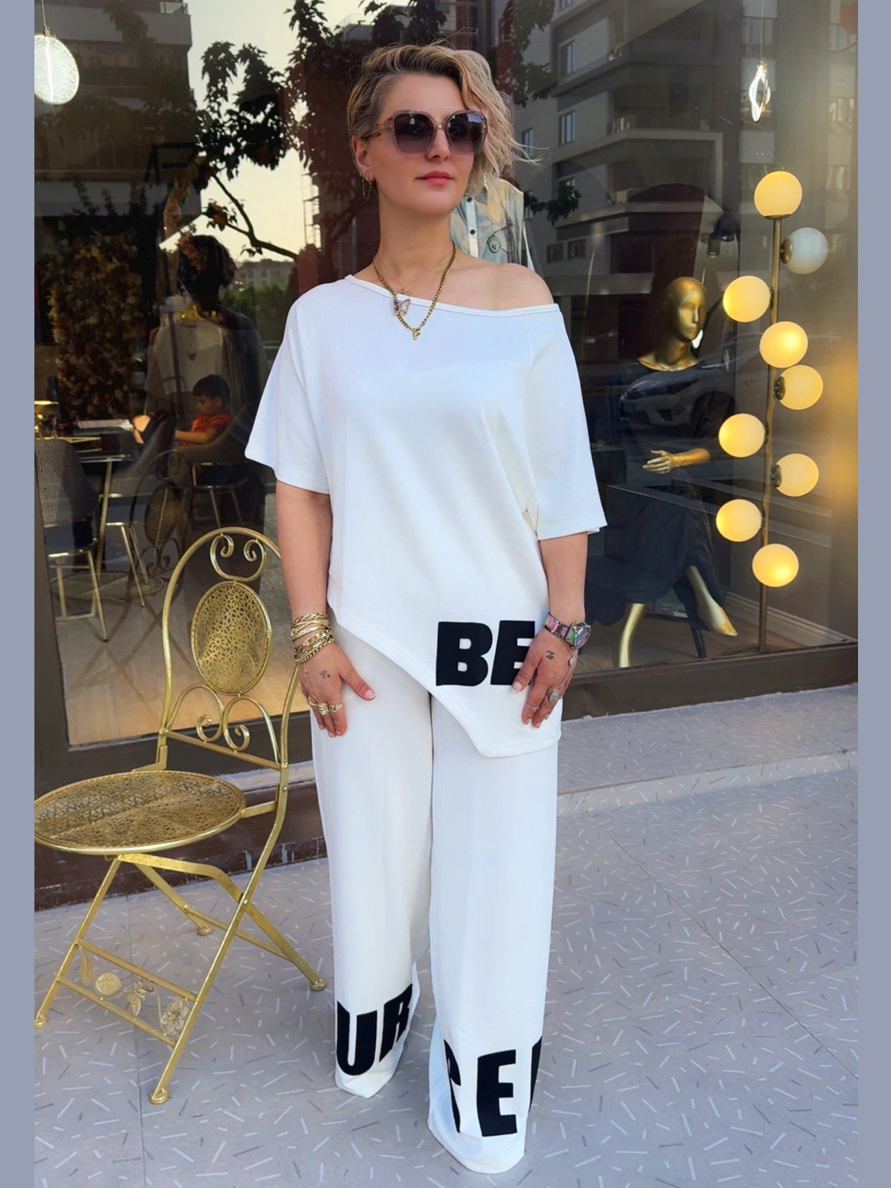 Bianco Vita Beyaz Pantolon Takım