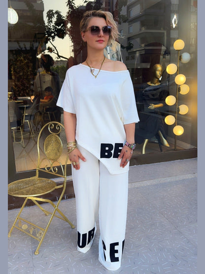 Bianco Vita Beyaz Pantolon Takım