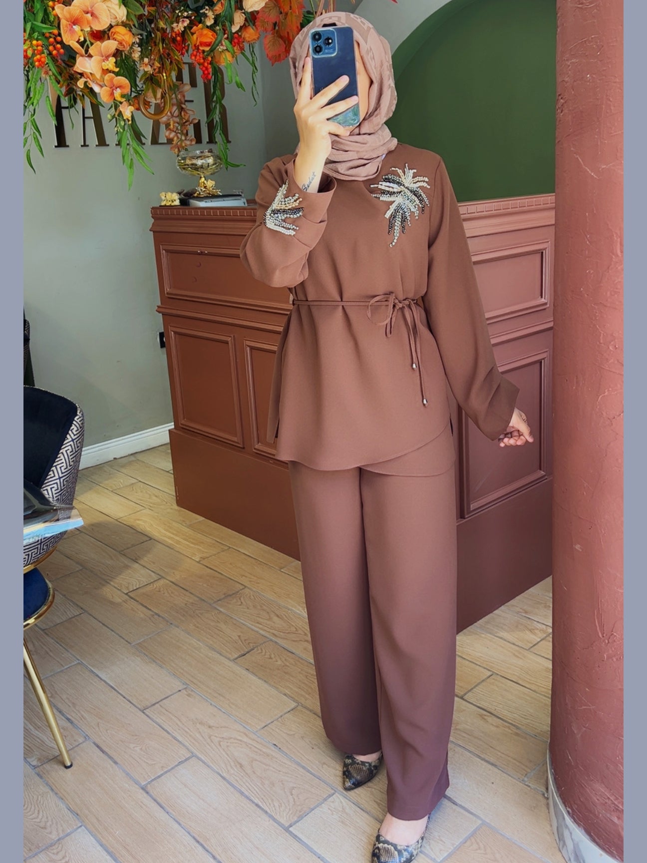 Free Coffe Kahve Pantolon Takım