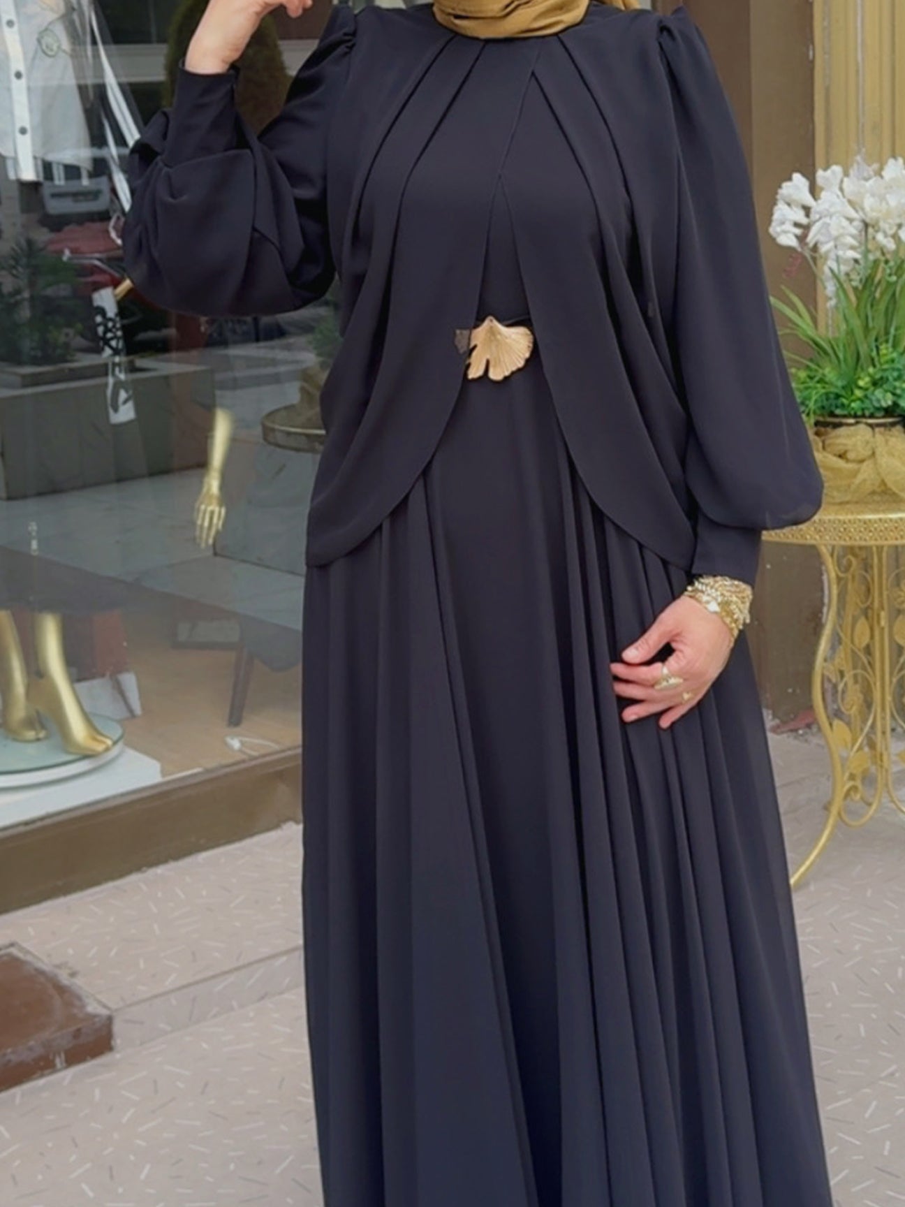 Ombra Siyah Elbise
