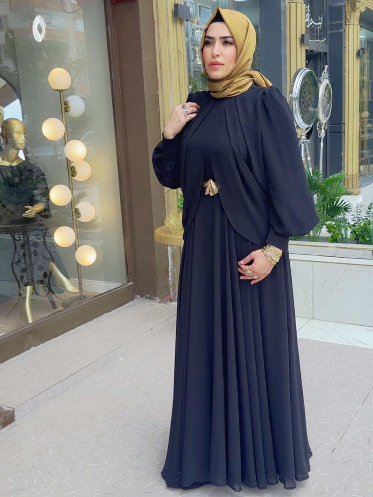 Ombra Siyah Elbise