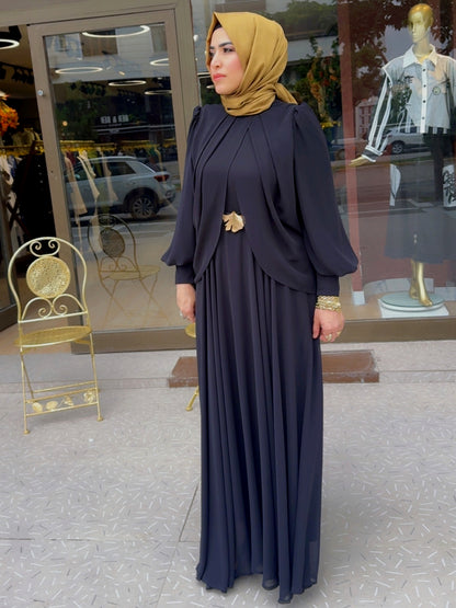Ombra Siyah Elbise
